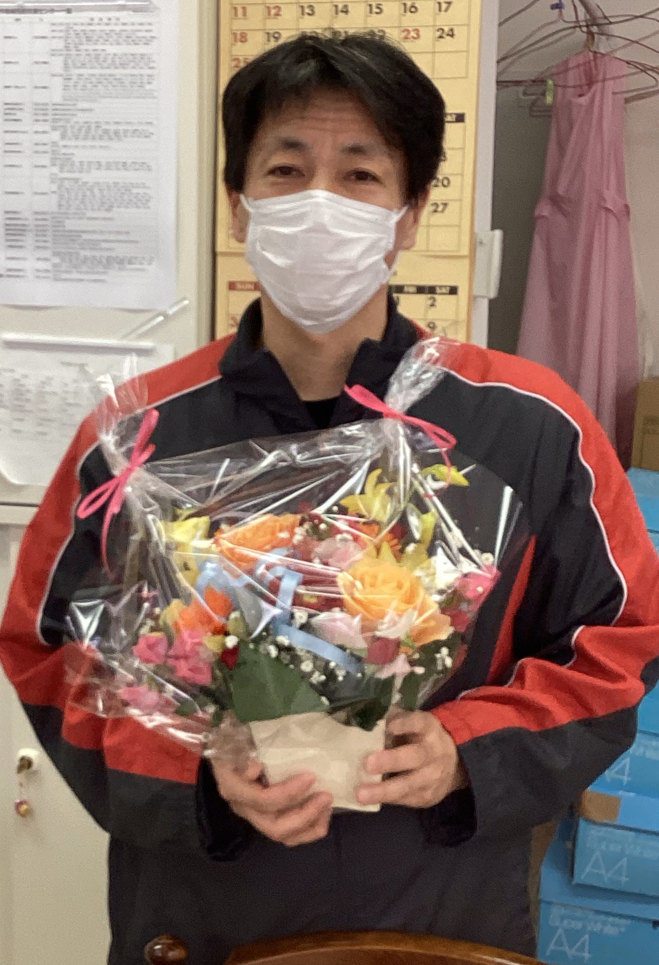 花束の贈呈